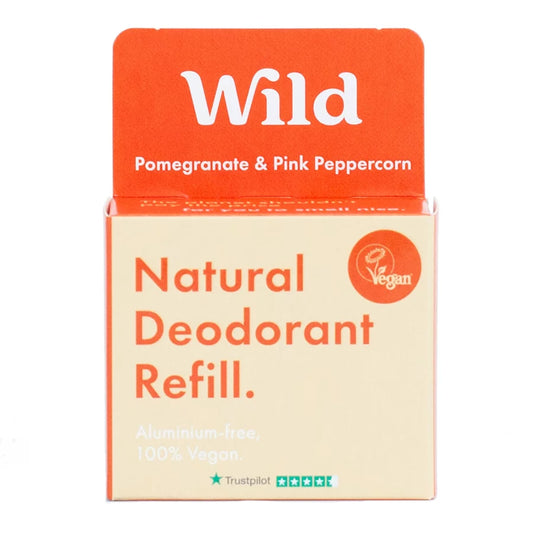 Wild Deodorant Refill, Pomegranate & Peppercorn