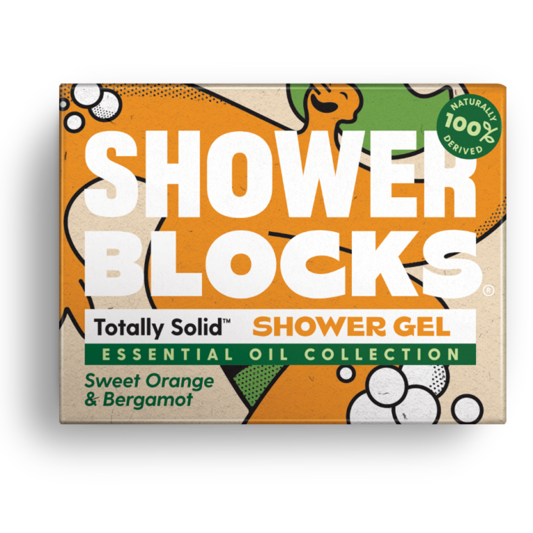 Showerblocks Totally Solid Showergel, *Essential Oil Collection* Sweet Orange & Bergamot