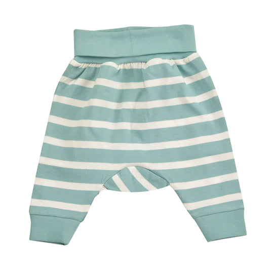 Baby Joggers, Breton Stripe Turquoise/White