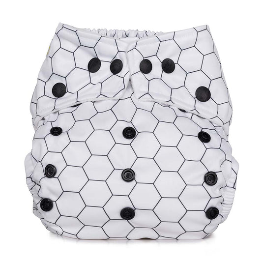 Baba & Boo One Size Nappy, Honeycomb