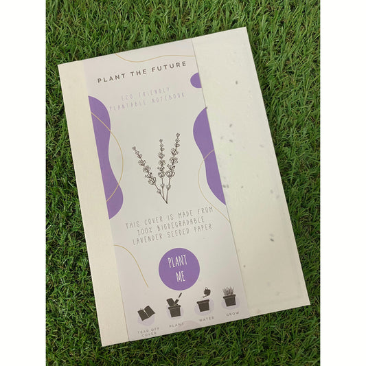 Plantable Lavender Seed A5 Notebook