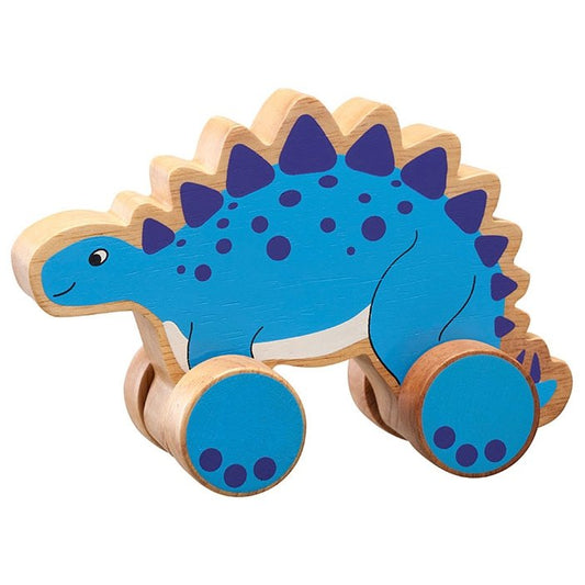 Stegosaurus Wooden Push Along