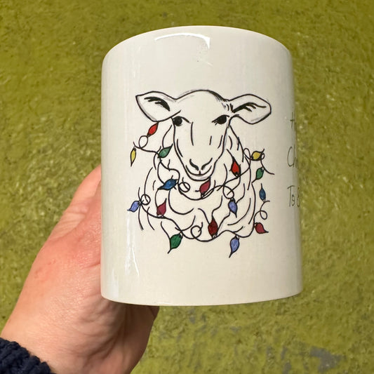 Happy Christmas To Ewe Mug