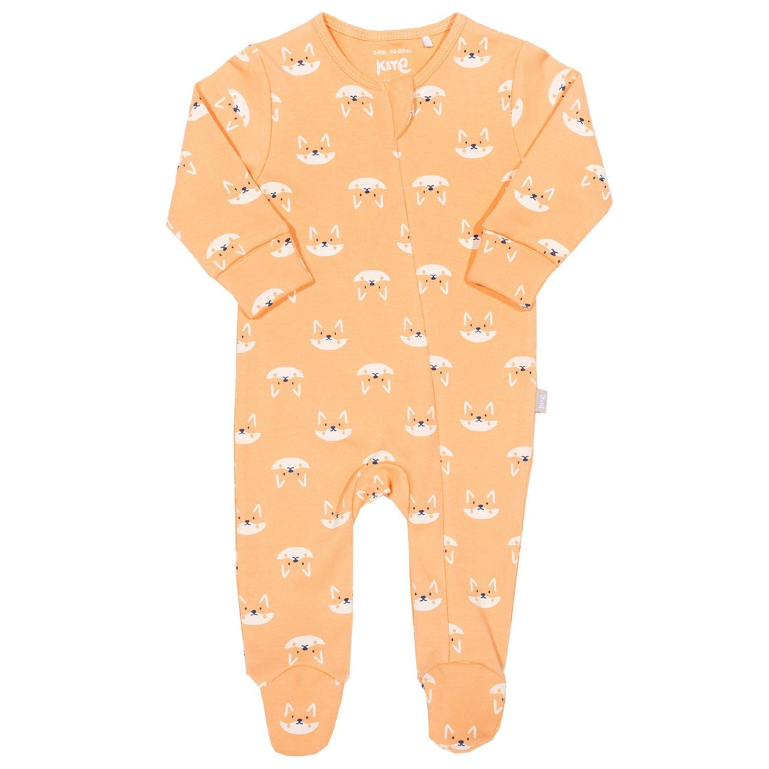 Foxy Sleepsuit Romper, Orange