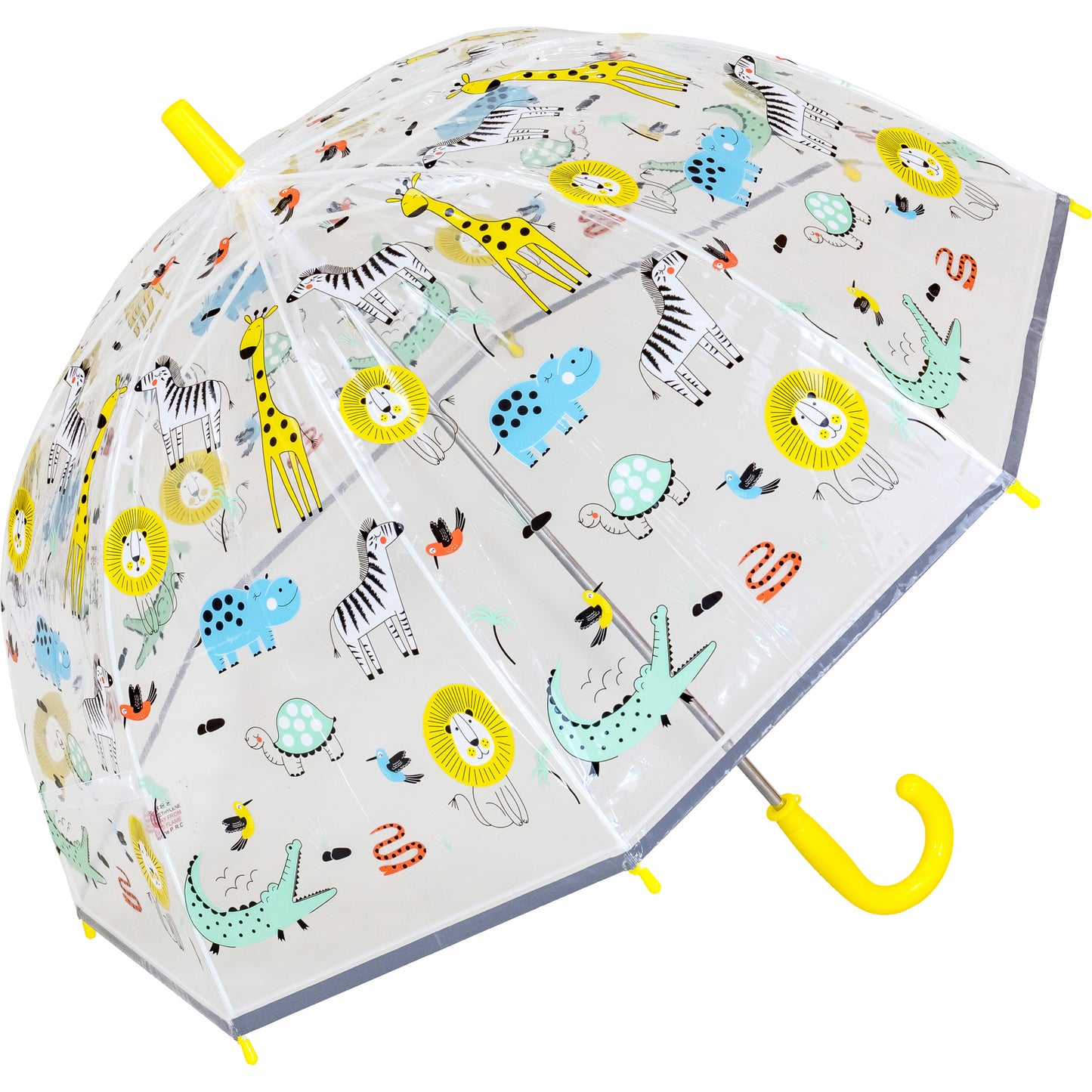 Children's Jungle Animal Print Dome Umbrella