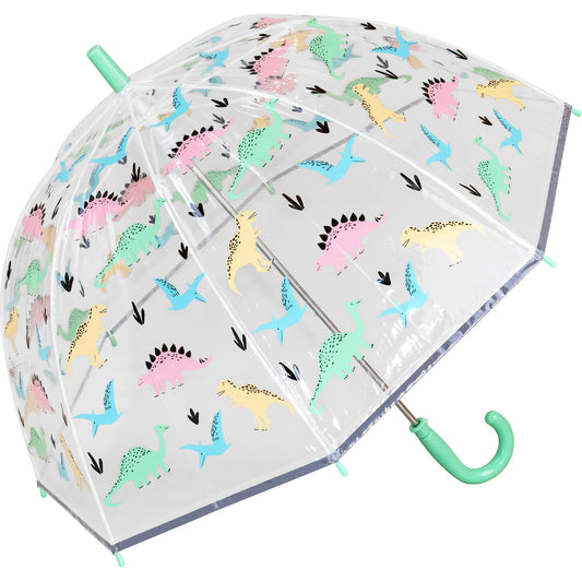 Children's Patel Dinosaur Print Dome Umbrella