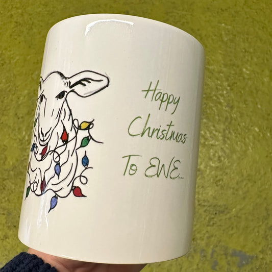 Happy Christmas To Ewe Mug