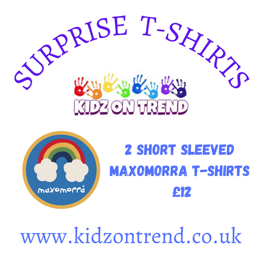 Surprise Maxomorra Summer Short Sleeved T-Shirt Bundle, 2 x T-shirts