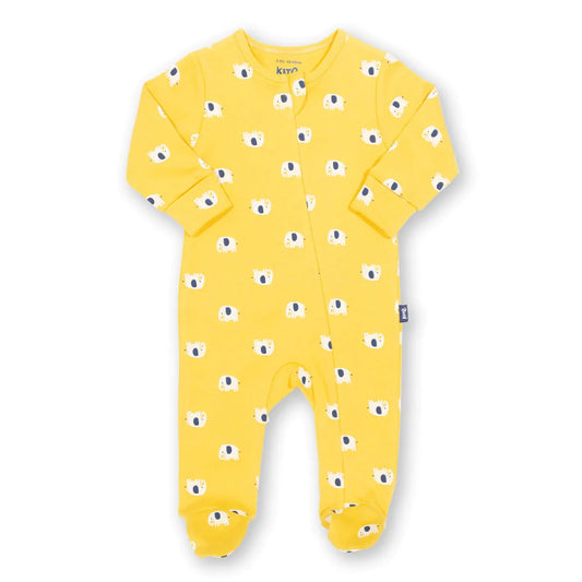 Ele Dot Romper Sleepsuit, Yellow