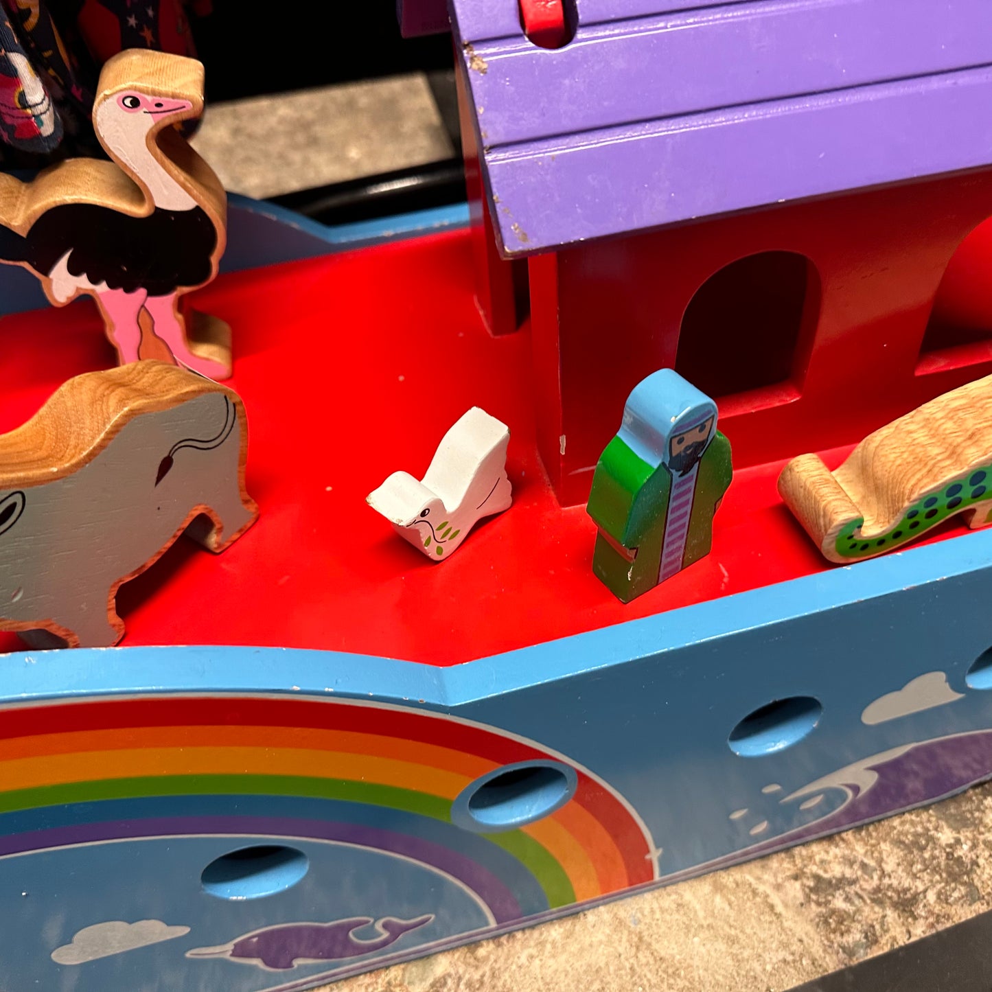 Pre-loved to Re-loved Wooden Rainbow Ark