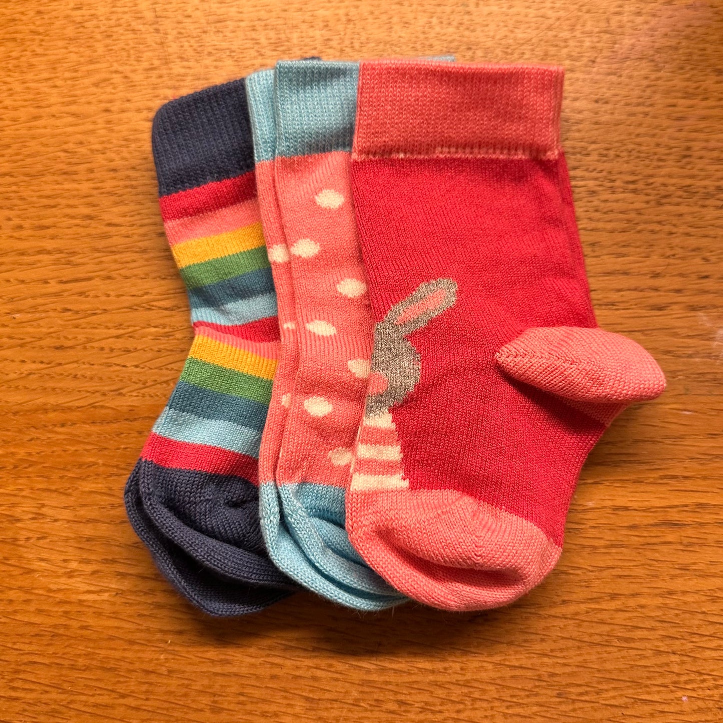 3 Pack Of Socks, Bunnies