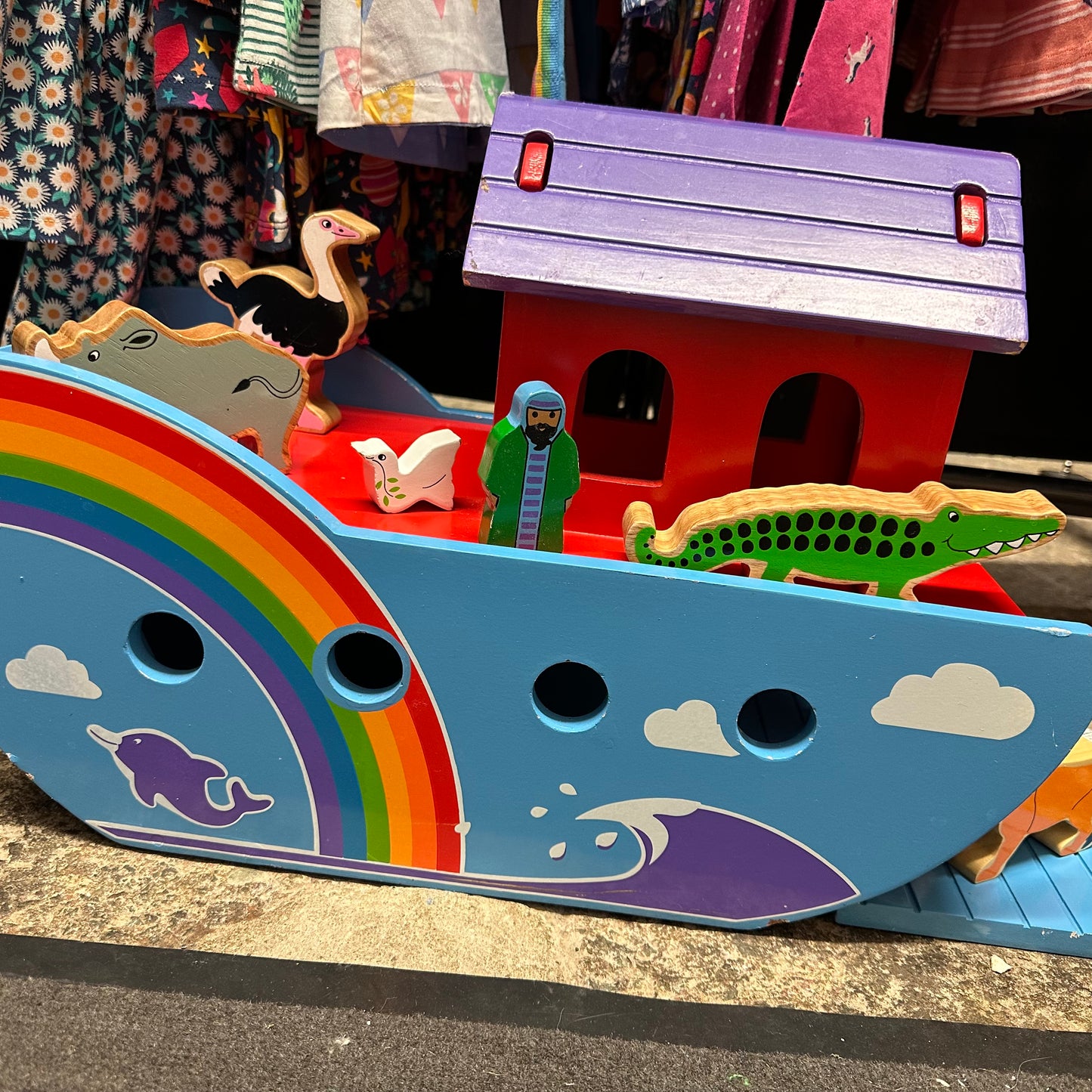 Pre-loved to Re-loved Wooden Rainbow Ark