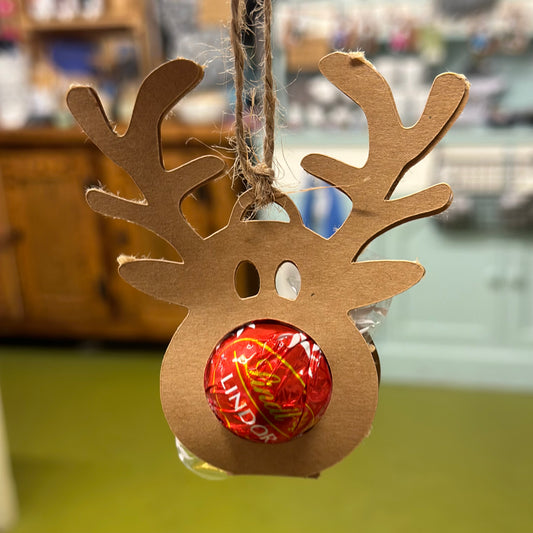 Linder Chocolate Reindeer Decoration