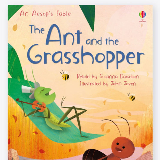 Usborne Book, The Ant & The Grasshopper