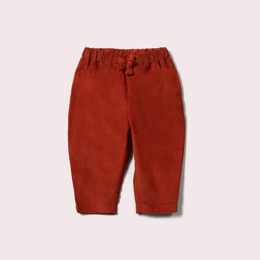Red Cord Comfy Trousers