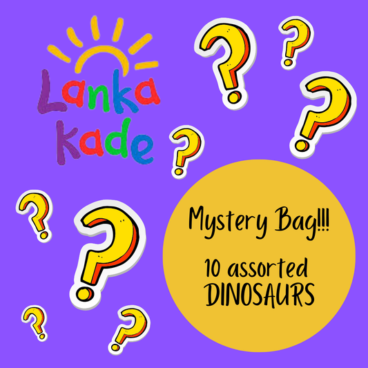 Mystery Bag, 10 x Assorted Dinosaurs