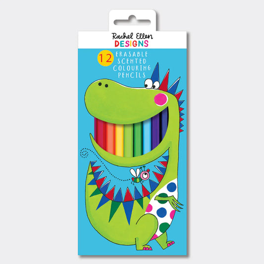 Scented Colouring Pencils, Dinosaur