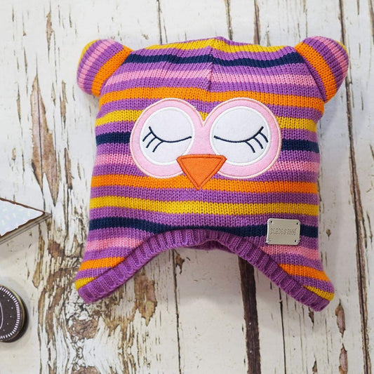 Fleece Lined Betty Owl Hat