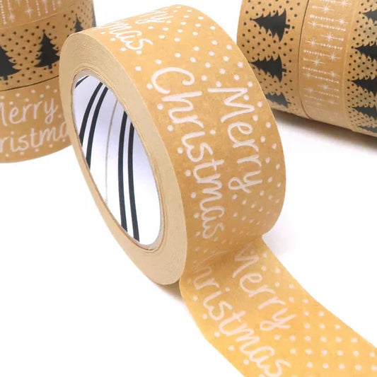 Paper Tape, 48mm Merry Christmas