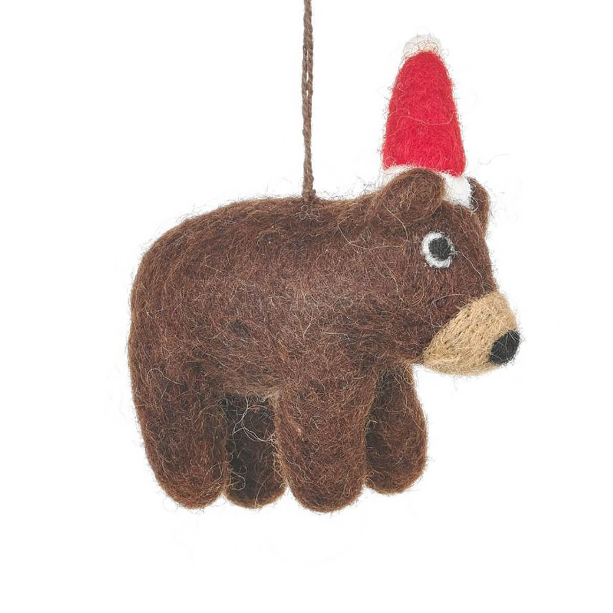 Handmade Needle Felt Hanging Walley The Bear Decoration