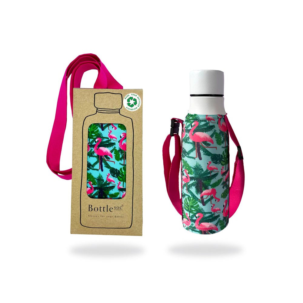 Flamingo BottleSoc Bottle Sleeve