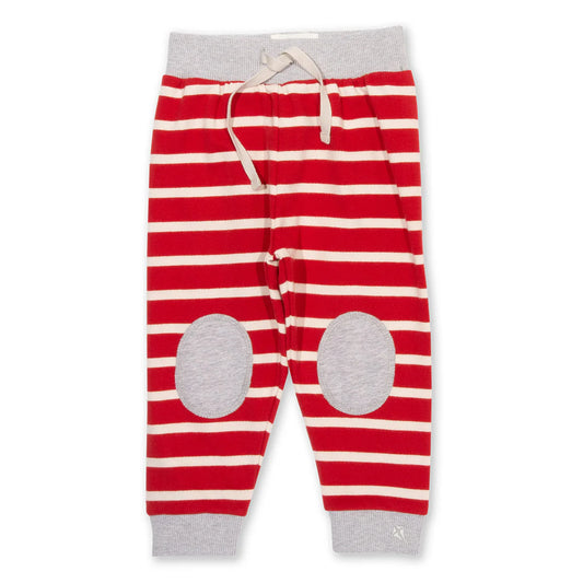 Stripy Joggers, Red