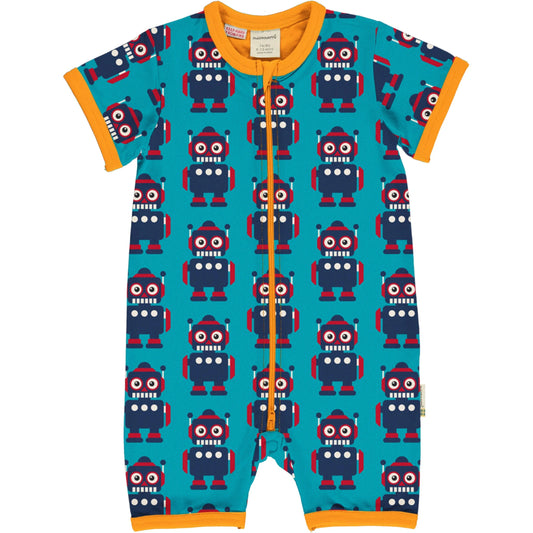 Short Sleeved Rompersuit Classic Robot