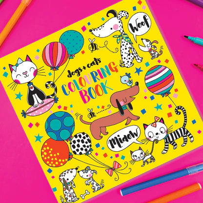 Cats & Dogs Colouring Book