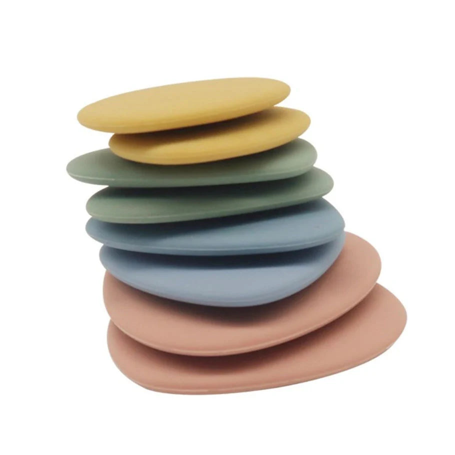 Silicone Stacking Pebble Sets