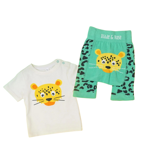 Cheetah Shorts & Top