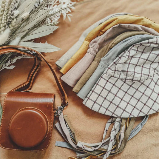 Brimmed Sun Hat, Latte