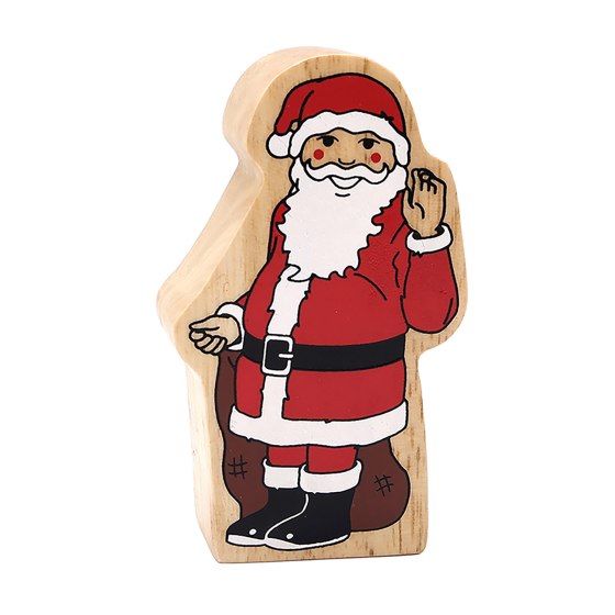 Natural Red & White Father Christmas (Side Stance)