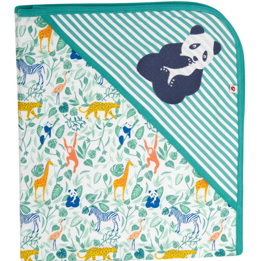 Hooded Baby Blanket, Animal Adventure