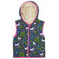 Sherpa Lined Hooded Gilet, Unicorn