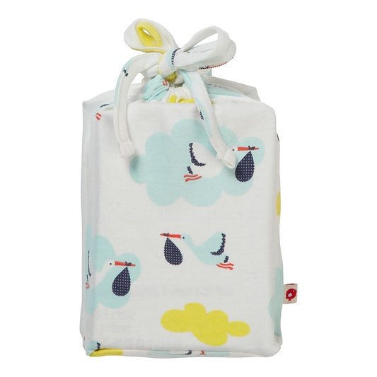 Cotbed Sheet In A Bag, Stork