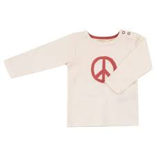 Long Sleeved T-shirt, Single Print, Peace Berry