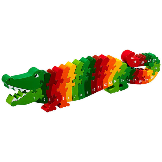 Conga The Crocodile 1-25 Rainbow Puzzle