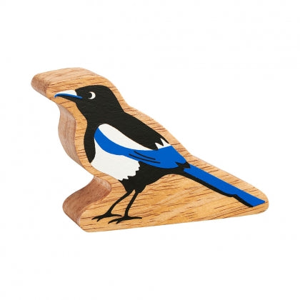Natural Wooden Magpie