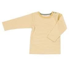 Long Sleeved T-Shirt, Fine Stripe Yellow