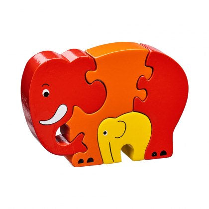 Orange Elephant & Baby Jigsaw