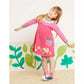 Leaping Bunny Applique T-shirt Dress
