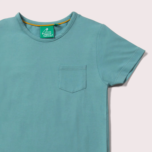 Pocket Short Sleeved T-Shirt, Sky Blue
