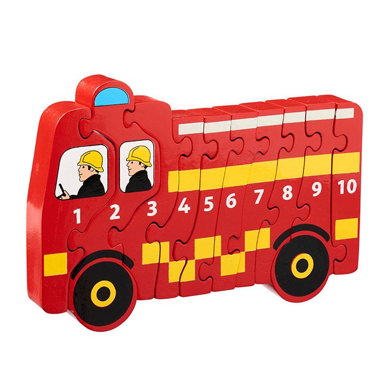 Fire Engine 1-10 Jigsaw Puzzle