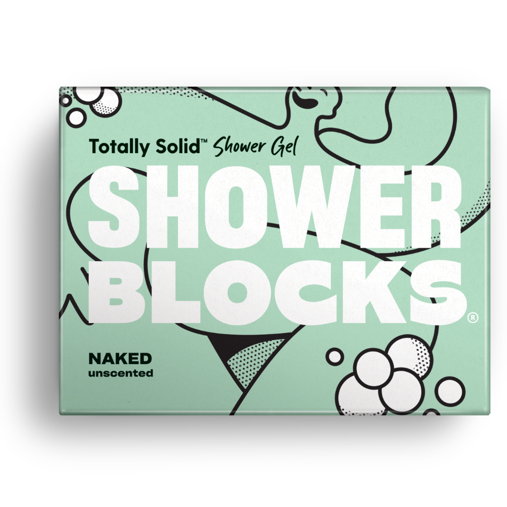 Showerblocks Totally Solid Showergel, Naked