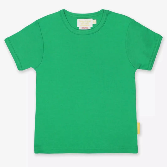 Short Sleeved Basic Green T-shirt