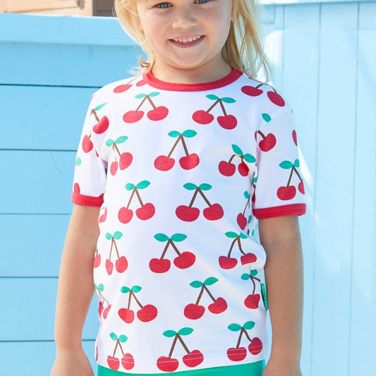 Short Sleeved T-shirt, Cherry