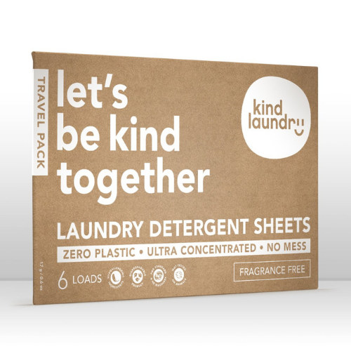 Ocean Breeze Scent Laundry Sheets, Travel Pack