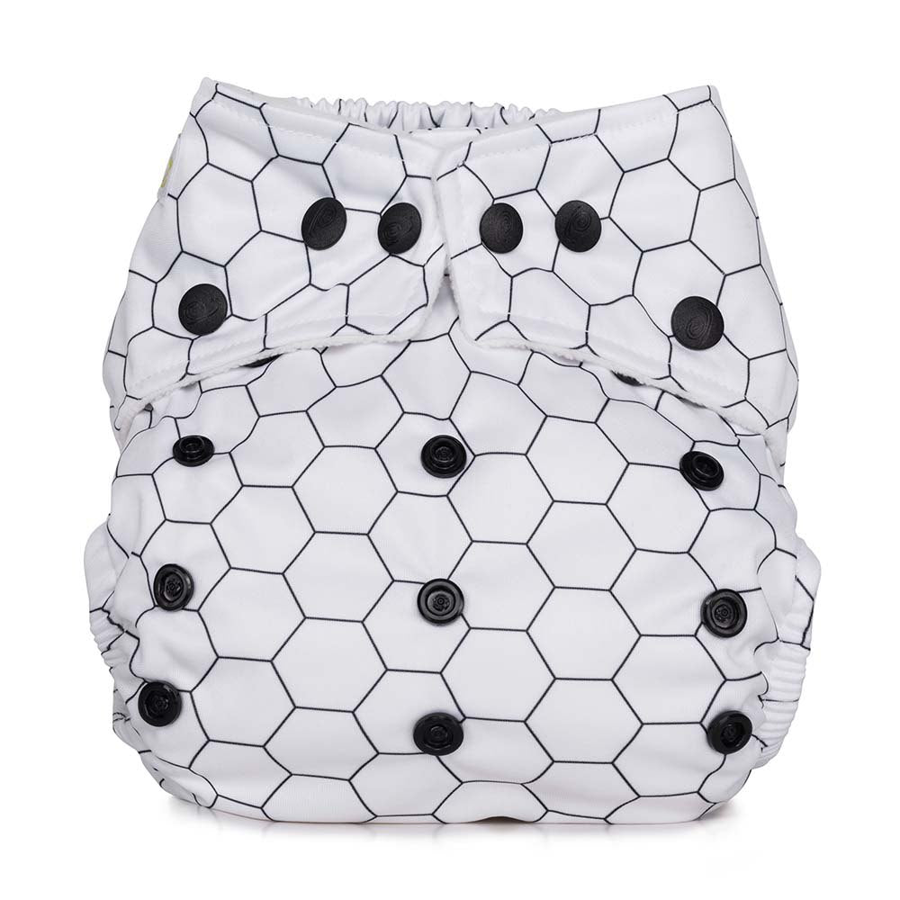 Baba & Boo One Size Nappy, Honeycomb