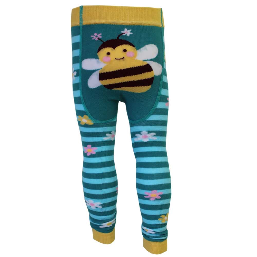 Knitted Leggings/Footless Tights, Bumblebee