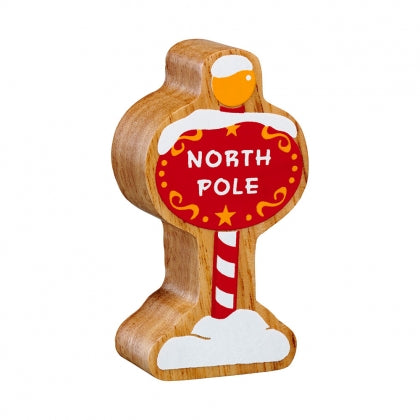 Natural Red & White North Pole